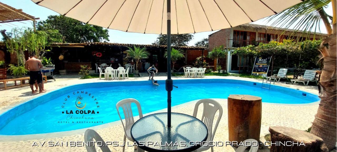 La Colpa Hotel Chincha Baja Buitenkant foto